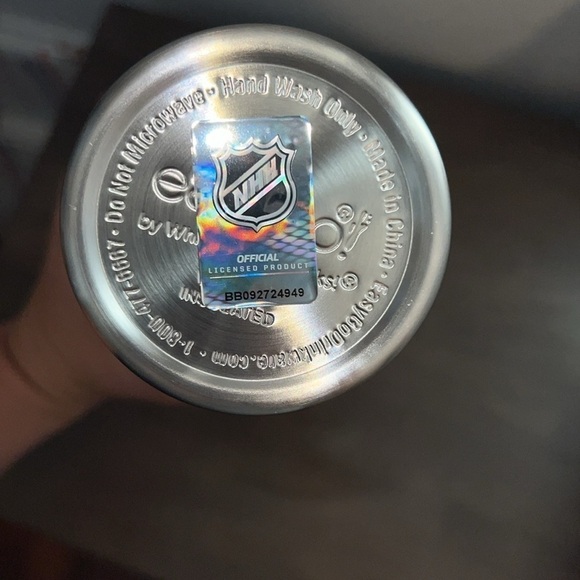 Official Licensed NHL Lightning hockey stainless steel travel mug 24oz hot cold - Picture 5 of 7